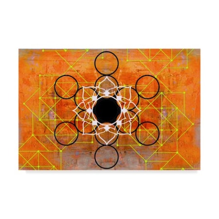 Ata Alishahi 'Geometry 4A' Canvas Art,22x32